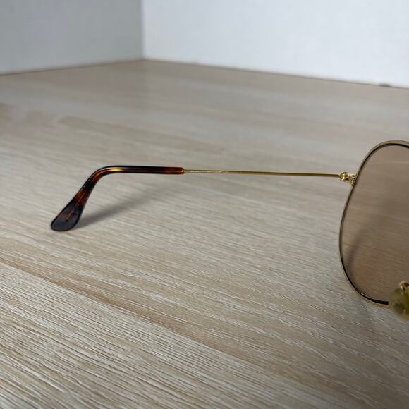 Vintage B&L Ray-Ban Bullet Hole Shooter Aviators Sunglasses Gradient Lenses - Picture 5 of 15